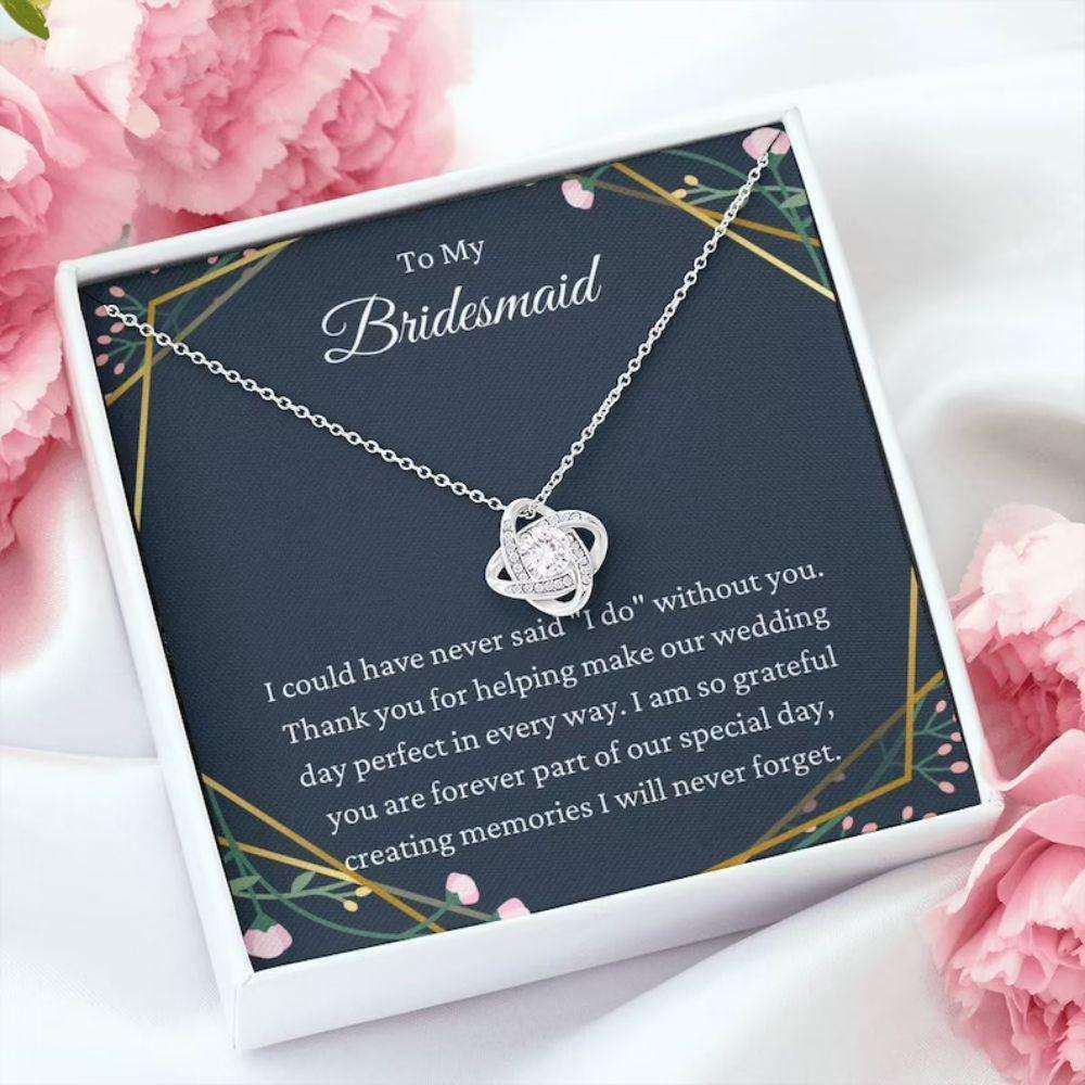 Wedding Necklace, Bridesmaid Gift Thank You For Being My Bridesmaid, Gift From Bride Gifts For Friend Rakva