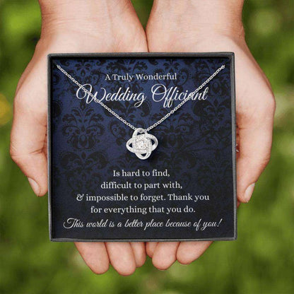 Wedding Officiant Necklace, Wedding Officiant Gift, To A Truly Amazing Wedding Officiant Appreciation Gift, Wedding Officiant Rakva