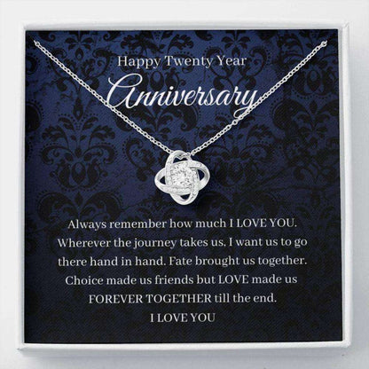 Wife Necklace, 20Th Wedding Anniversary Necklace Gift For Wife China Anniversary Twentieth For Karwa Chauth Rakva