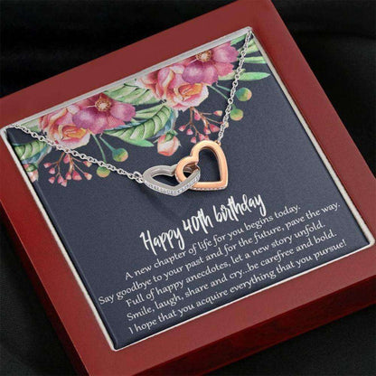 Wife Necklace, 40Th Birthday Necklace Gifts For Women, 40 And Fabulous, Happy 40Th Birthday, 40Th Birthday Friend, 40Th Gift For Her For Karwa Chauth Rakva