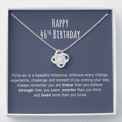 Wife Necklace, 46Th Birthday Necklace Gift, 46Th Birthday Necklace Gift For Her, Necklace Gift For Women, 46Th Birthday Jewelry For Karwa Chauth Rakva