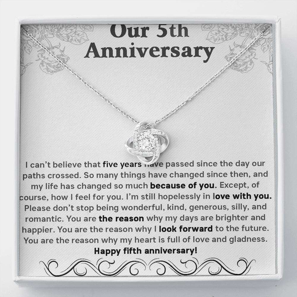 Wife Necklace, 5Th Anniversary Necklace Gift For Wife, Girlfriend, Wood Anniversary Gifts For Her For Karwa Chauth Rakva