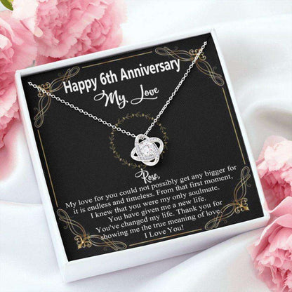 Wife Necklace, 6 Years Wedding Anniversary Gift For Wife, 6Th Anniversary Gifts For Her, 6 Year Wedding Anniversary For Best Wife For Karwa Chauth Rakva