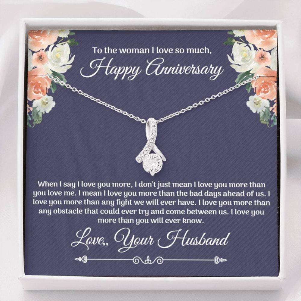 Wife Necklace, Anniversary Necklace For Wife, Thoughtful Anniversary Necklaces For Her, 1St Year Anniversary Necklace, Husband To Wife Anniversary For Karwa Chauth Rakva