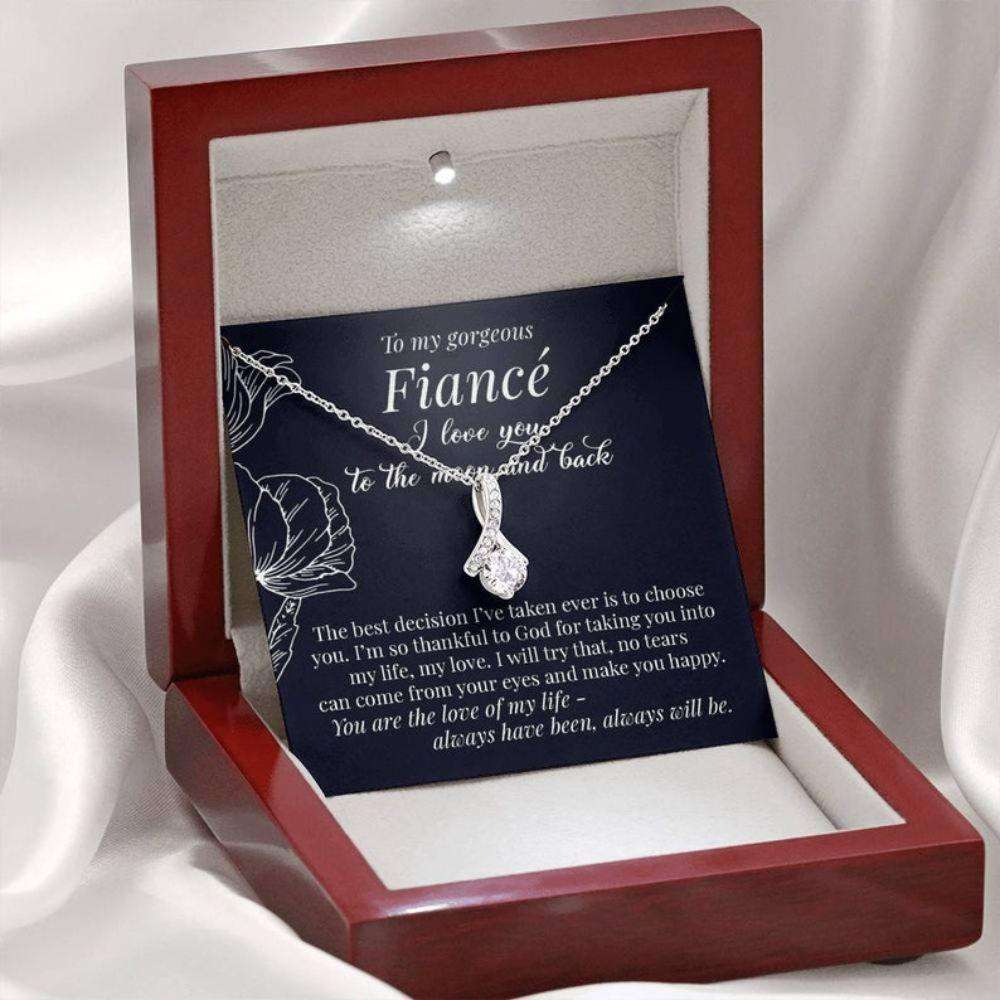 Wife Necklace, Anniversary Necklace Gift For Wife, Gift For Fianc?, Gift For Future Wife, Christmas Gift For Wife For Karwa Chauth Rakva