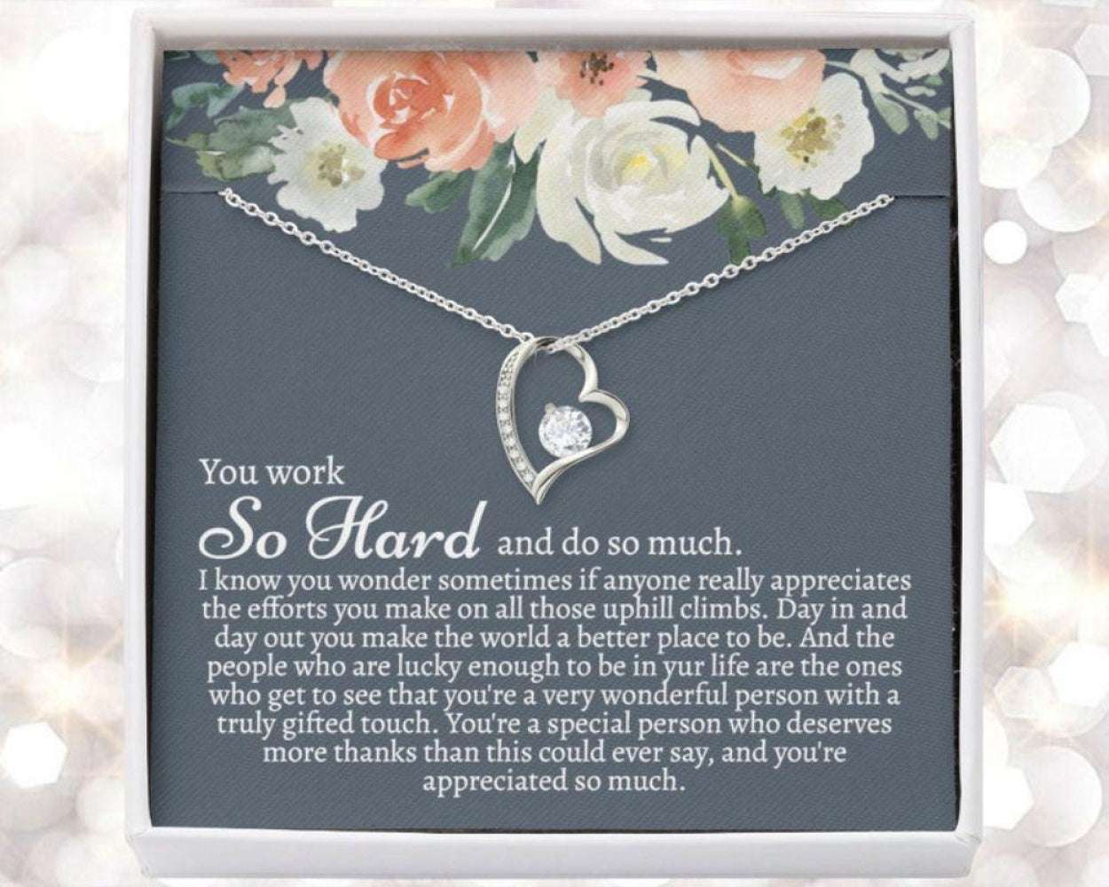 Wife Necklace, Appreciation Gift For Her, Appreciation Gift For Friends, Appreciation Gift For Wife, Boss Appreciation Gift, Teacher Appreciation For Karwa Chauth Rakva