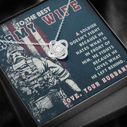 Wife Necklace, Army Wife Gift, To My Best Army Wife Necklace, Soldier Wife Necklace, Necklace For Military Wife For Karwa Chauth Rakva