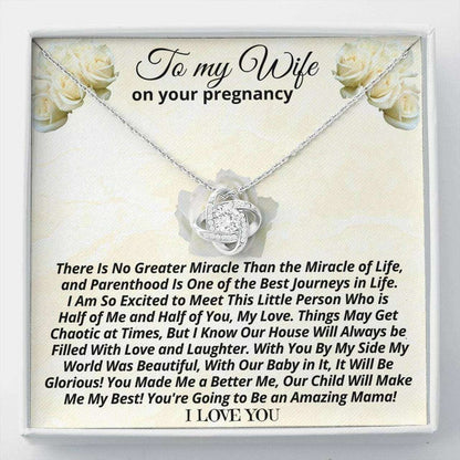 Wife Necklace, Expecting Mothers Gift For Pregnant Wife Necklace To My Wife On Your Pregnacy Gifts For Mom To Be (Future Mom) Rakva