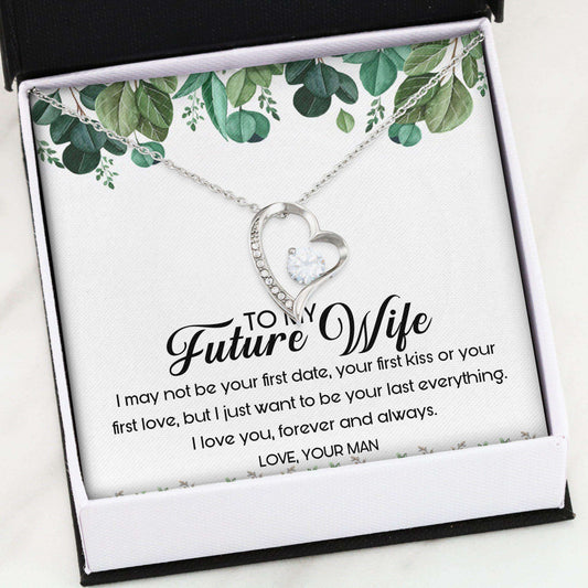 Wife Necklace, Forever Love Necklace “ To My Wife Necklace, Gift For Wife V3 For Karwa Chauth Rakva