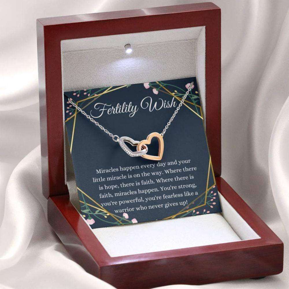 Wife Necklace, Friend Necklace, Fertility Wish Gift, Infertility Gifts, Ivf Gift, Fertility Gift, Miscarriage Gift, Support Gift, Fertility Necklace For Karwa Chauth Rakva