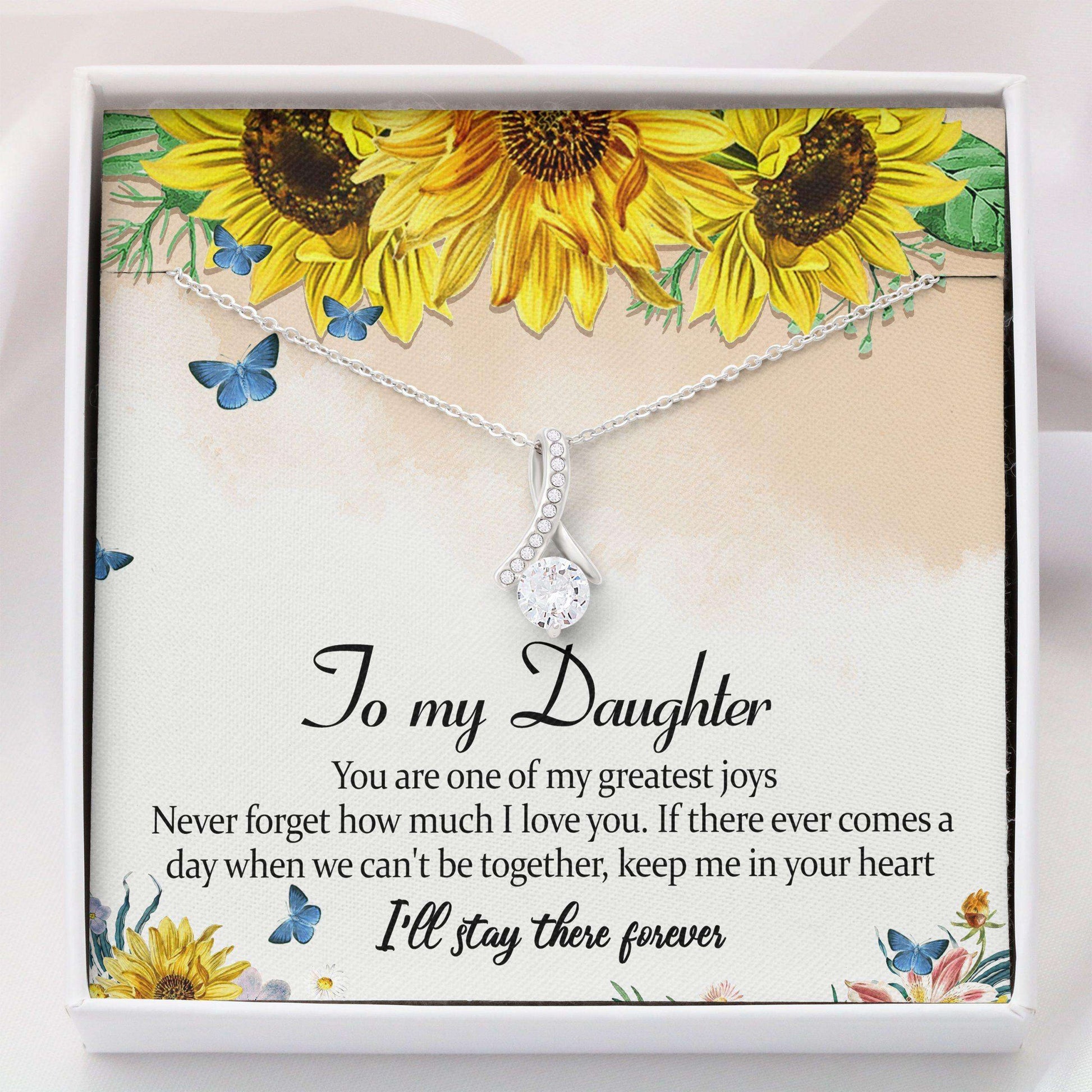 Wife Necklace Gifts, To My Daughter “ Alluring Beauty Necklace For Karwa Chauth Rakva