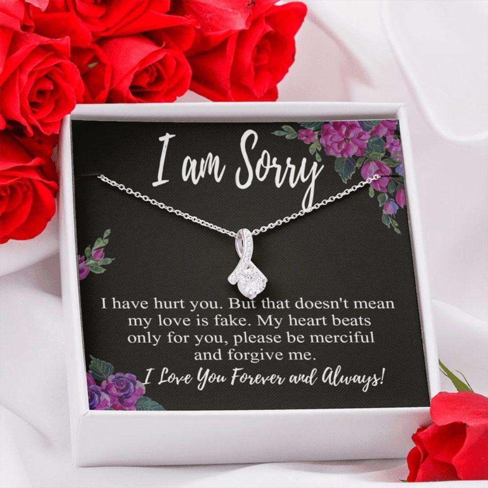 Wife Necklace, Girlfriend Necklace, Apology Gift For Her, Alluring Necklace, Apology Gift, Forgiveness Gift, Sorry Gift For Wife For Karwa Chauth Rakva