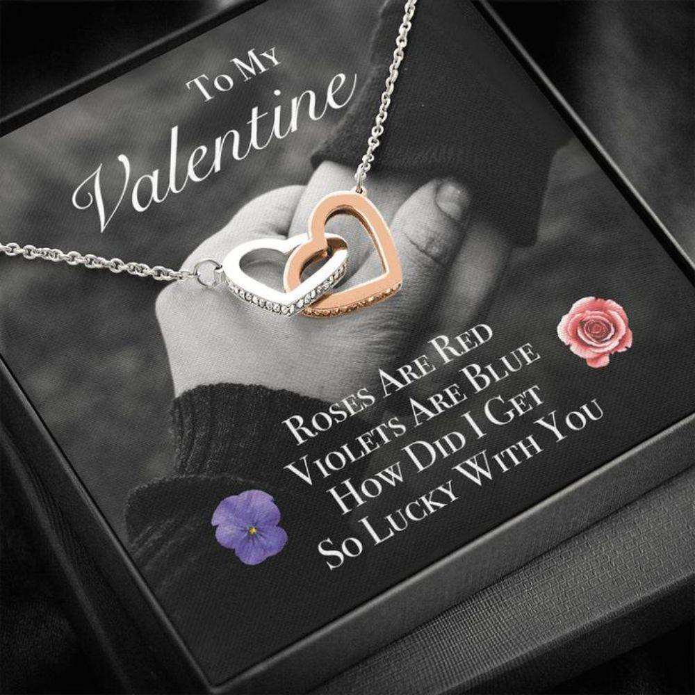 Wife Necklace, Girlfriend Necklace, Valentine’S Day Gift For Wife “ Girlfriend Necklace For Valentine’S Day For Karwa Chauth Rakva