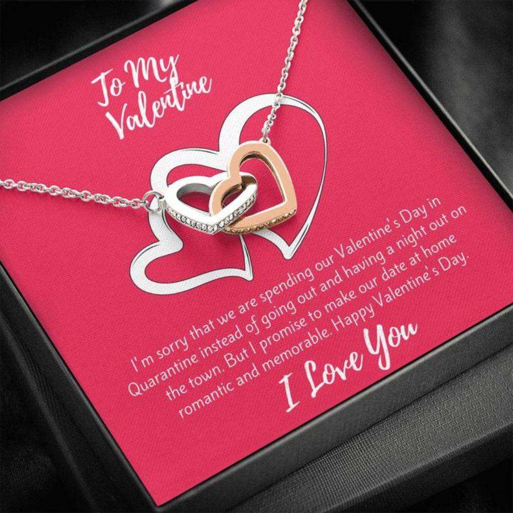 Wife Necklace, Girlfriend Necklace, Valentine’S Day Gift “ Necklace For Valentine’S Day Quarantined For Karwa Chauth Rakva