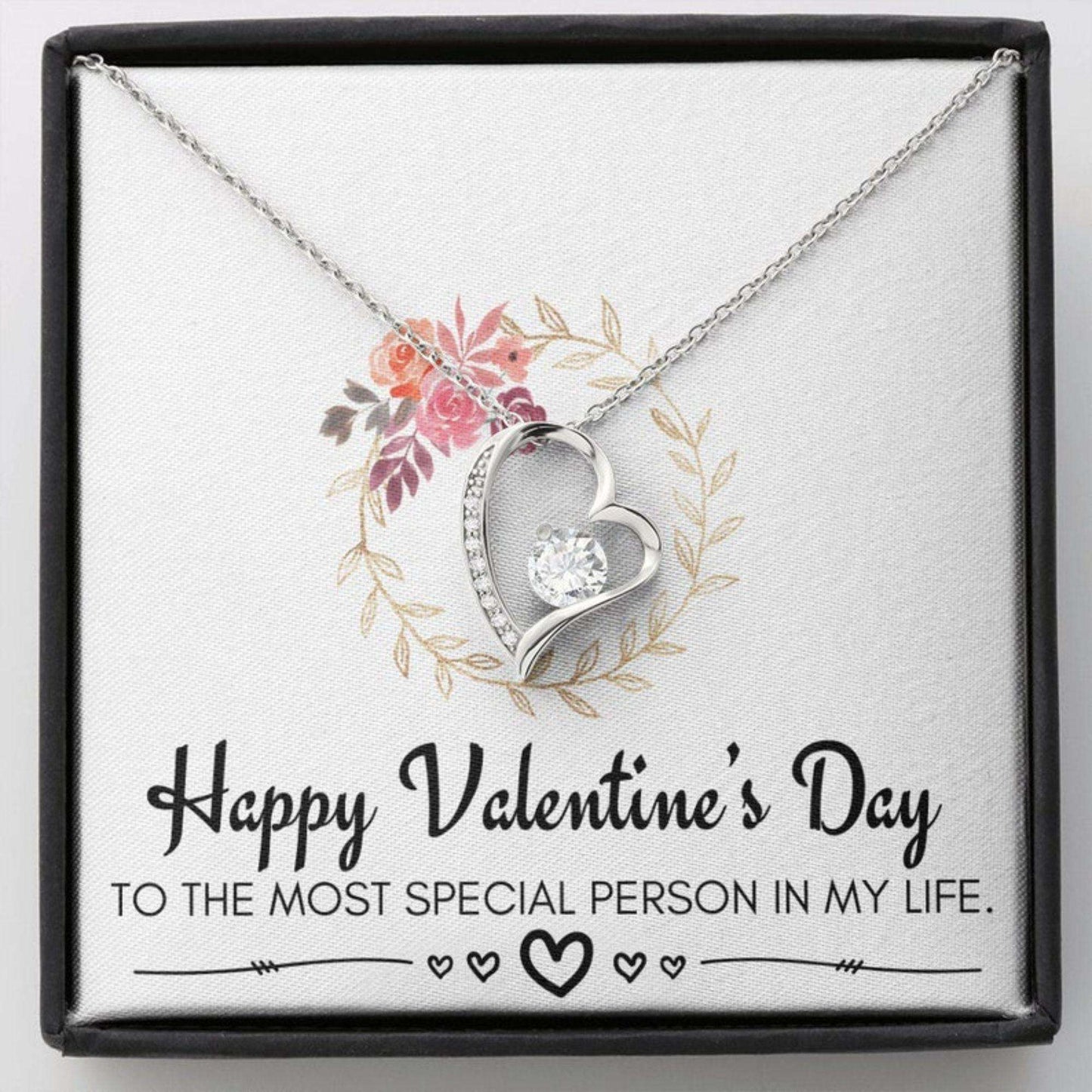 Wife Necklace, Girlfriend Necklace, Valentine’S Day Necklace Gift For Her, Happy Valentine’S Day Necklace “ Person In My Life For Karwa Chauth Rakva