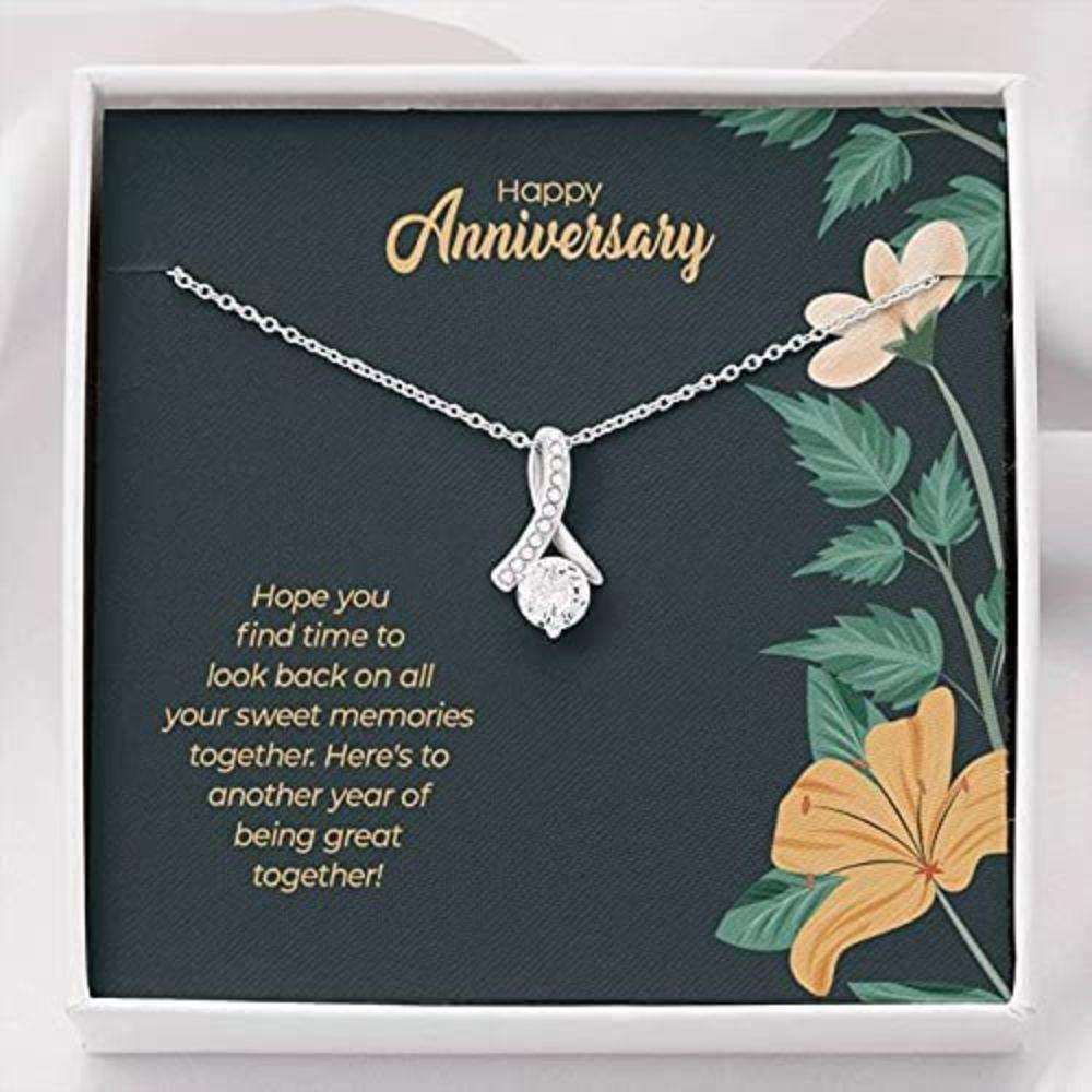 Wife Necklace, Happy Anniversary Necklace For Wife Girlfriend, The Words That I Have For You Love Always For Karwa Chauth Rakva