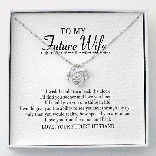 Wife Necklace “ Love You From The Moon And Back Necklace For Wife For Karwa Chauth Rakva