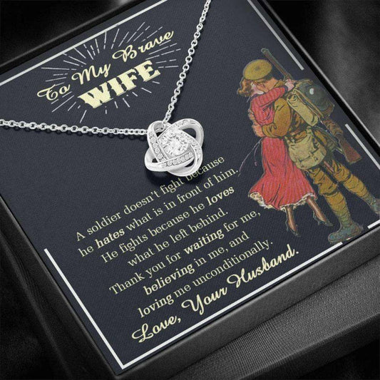 Wife Necklace, Military Wife Necklace, Deployment Necklace, Deployment Gift For Wife, Military Wife Gift, Army Wife Gift, Veteran Day Gift For Wife For Karwa Chauth Rakva