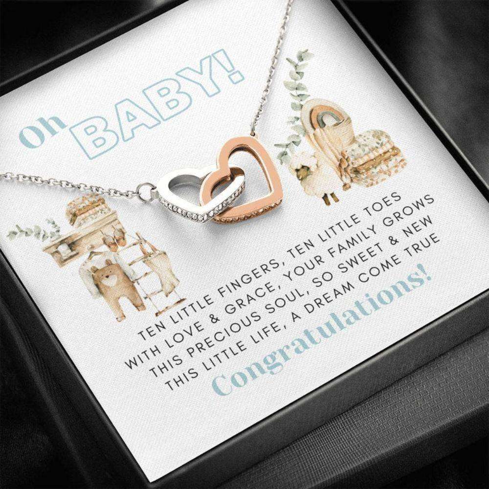 Wife Necklace, Mommy Necklace, New Mom Gift Necklace, New Parents Gift, Mom & Baby Gift, Newborn Gift, Oh Baby Baby Boy Boho Necklace Rakva