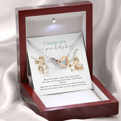 Wife Necklace, Mommy Necklace, New Mom Gift, New Baby Boy Gift, It’S A Boy, Little Baby Boy Gift, Mom Of Baby Boy Necklace Rakva