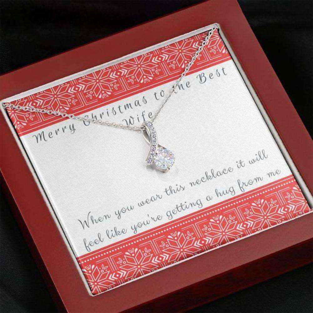 Wife Necklace “ Necklace For Wife “ To Best Wife Christmas Necklace For Karwa Chauth Rakva