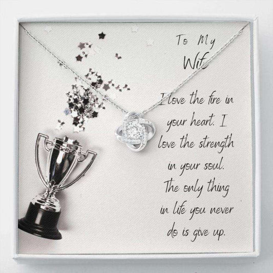 Wife Necklace “ Necklace For Wife “ To My Athlete Wife Stronger Together For Karwa Chauth Rakva