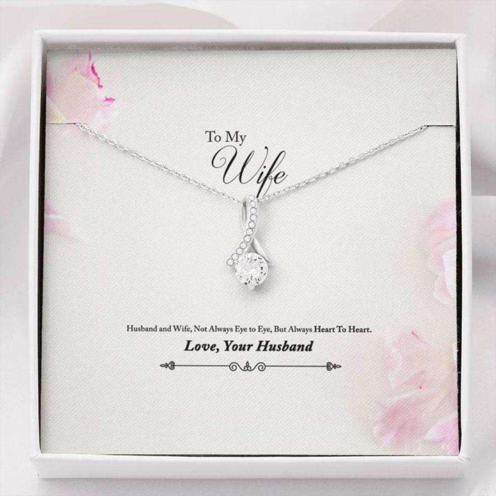 Wife Necklace “ Necklace For Wife “ To Wife Heart To Heart The For Karwa Chauth Rakva