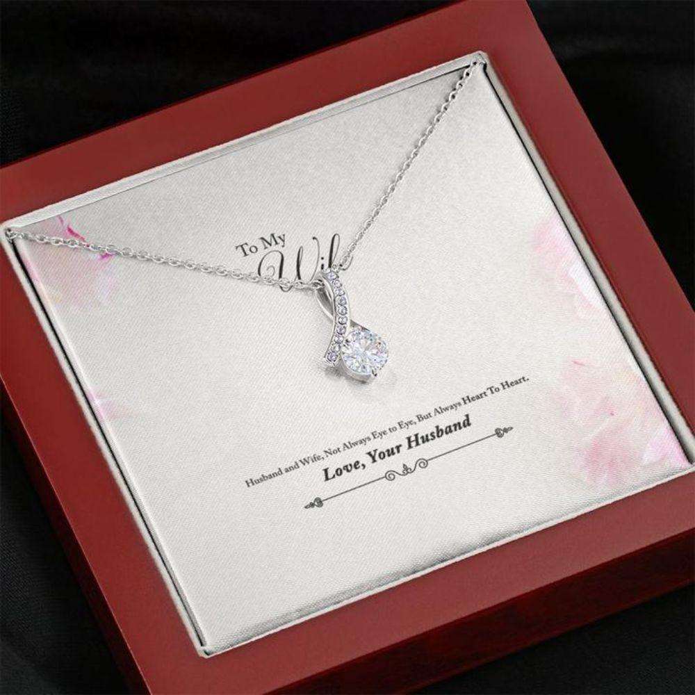 Wife Necklace “ Necklace For Wife “ To Wife Heart To Heart The For Karwa Chauth Rakva