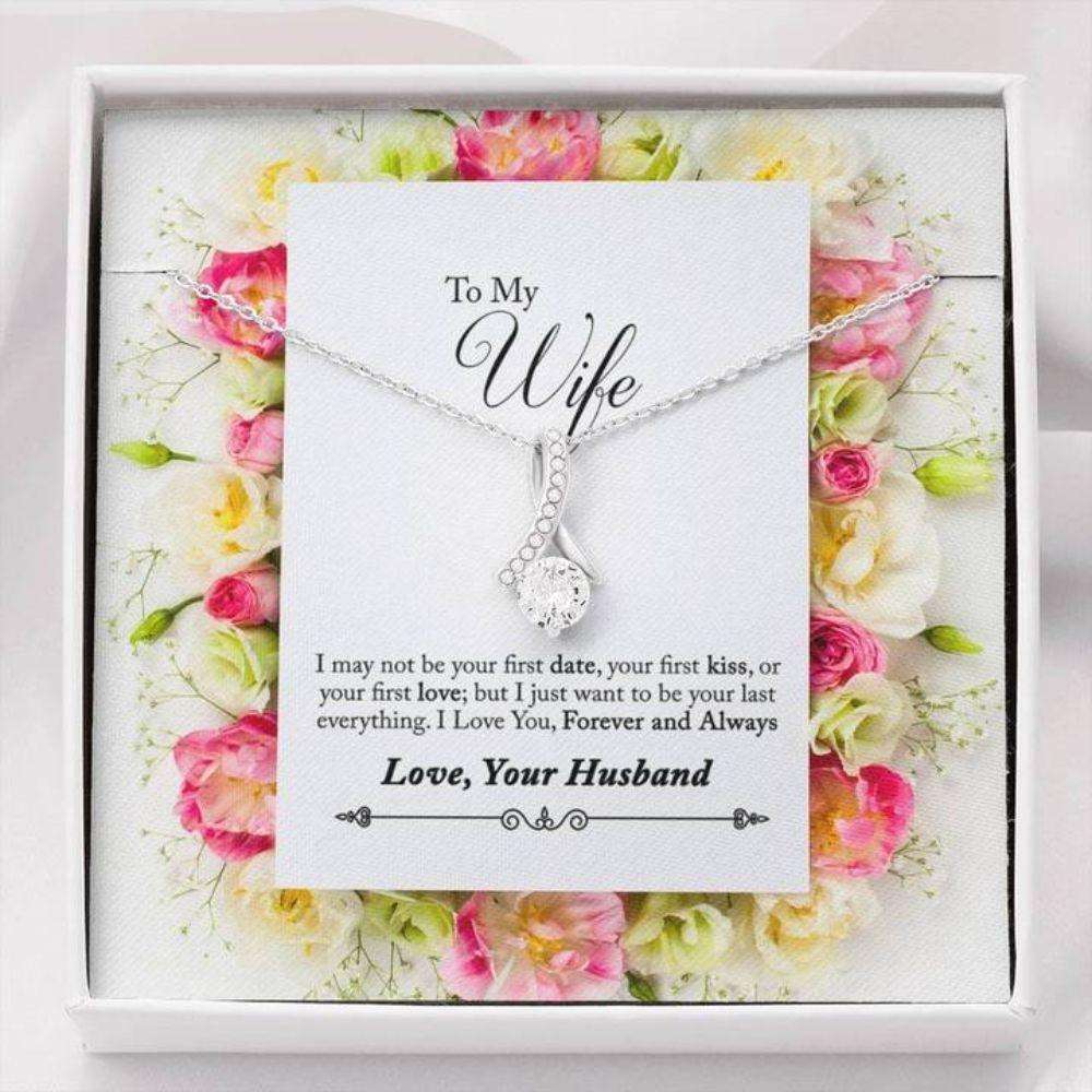 Wife Necklace “ Necklace For Wife “ To Wife Last Everything The Inner Beauty Necklace For Karwa Chauth Rakva