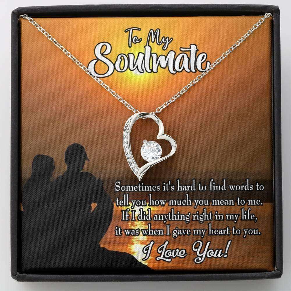 Wife Necklace, Necklace Gift For Fiancee You Have My Heart Forever Love Necklace For Karwa Chauth Rakva