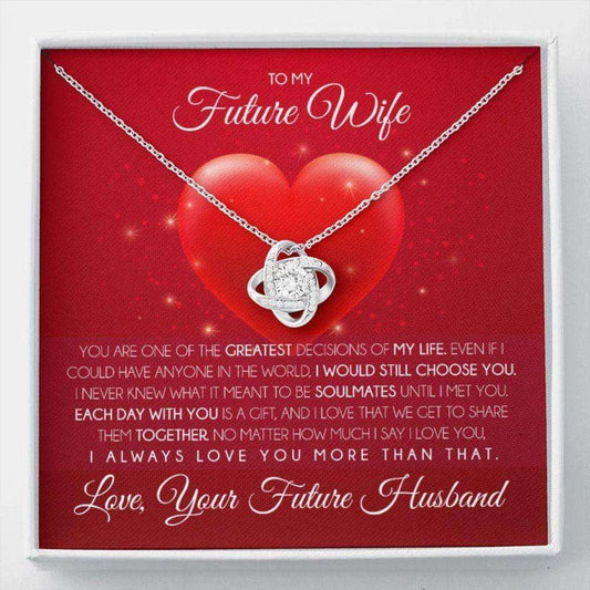 Wife Necklace, Necklace Gift For Future Wife From Husband, Gift For Girlfriend, Bride, Fiance, Wedding Gifts For Friend Rakva