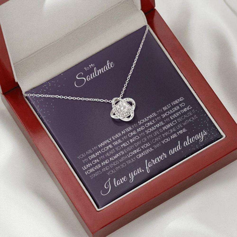 Wife Necklace, Necklace Gift For Wife From Husband, Gift For Her Bride Future Wife Girlfriend For Karwa Chauth Rakva