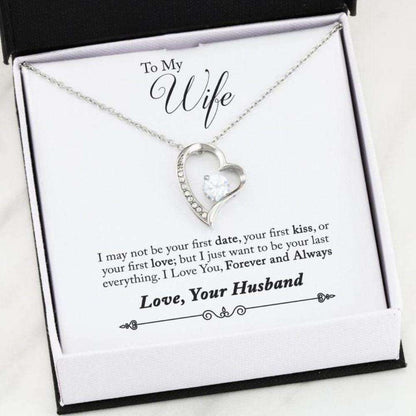 Wife Necklace, Necklace Gifts For Wife � I Just Wanted To Be Your Last Everything Œ For Karwa Chauth Rakva