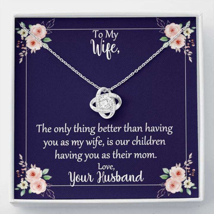 Wife Necklace, Only Thing Better Wife Mother From Husband Pendant Necklace For Karwa Chauth Rakva