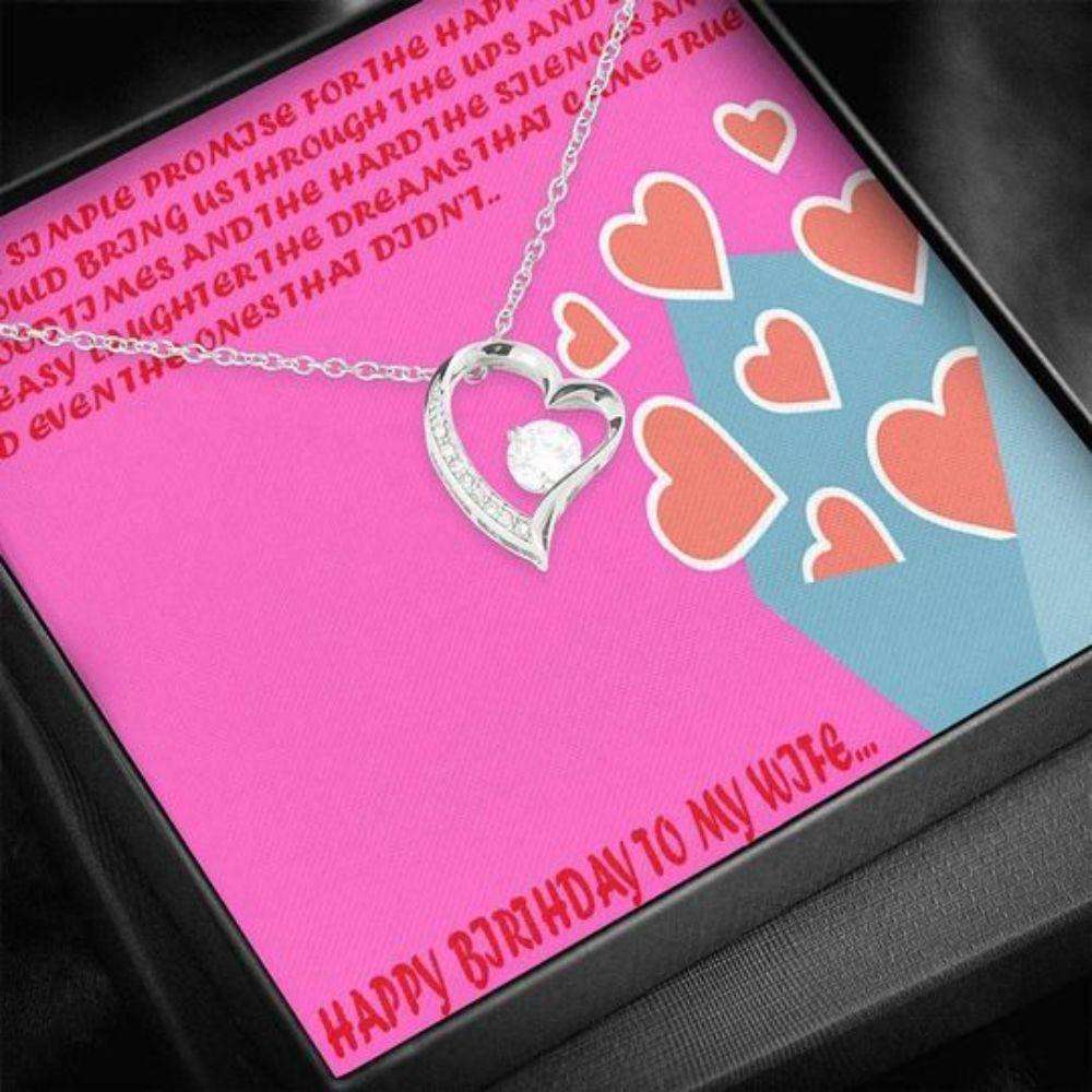 Wife Necklace, Our Best Memories Is Our Best Future Forever Love Necklace Gift For Wife For Karwa Chauth Rakva