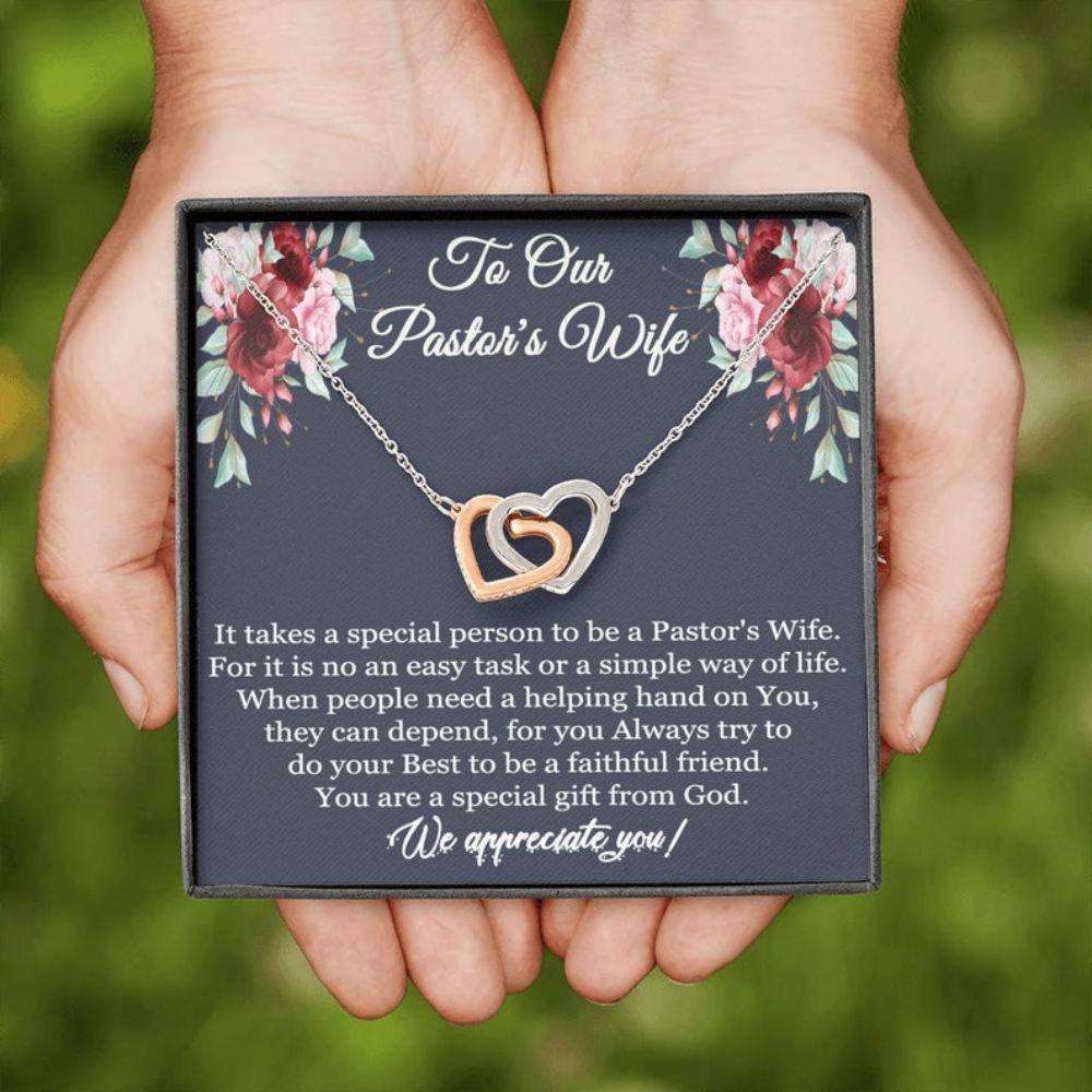 Wife Necklace, Pastor’S Wife Appreciation Necklace, Christian Pastor’S Wife Gift, Priest Wife Gift, Christmas For Karwa Chauth Rakva