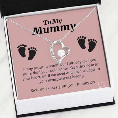 Wife Necklace, Personalized Necklace New Mummy Gift, Gift For Mom To Be, Baby Bump, New Mum, First Time Mum, Pregnancy Custom Name Gifts For Mom To Be (Future Mom) Rakva