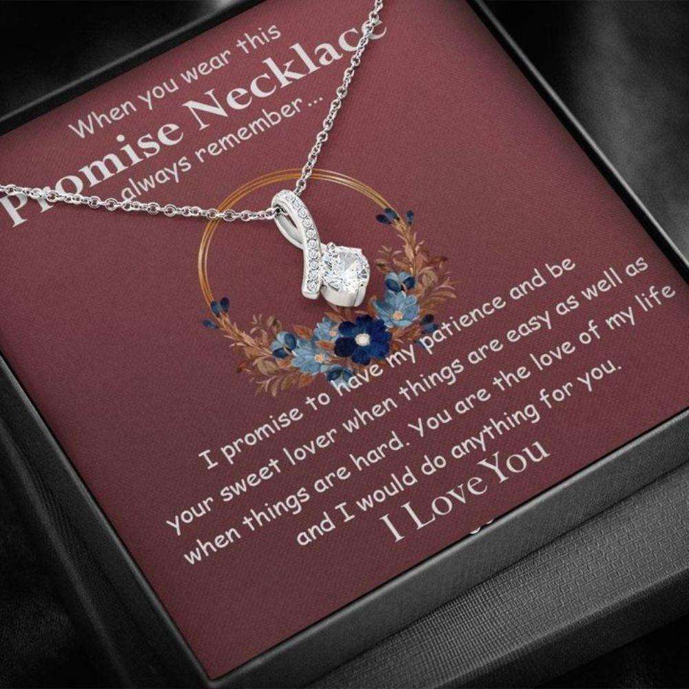 Wife Necklace, Promise Necklace For Her From Boyfriend, Gift For Girlfriend, Wife, For Couples, Beauty Necklace Gift For Her For Karwa Chauth Rakva