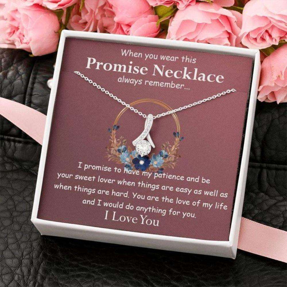 Wife Necklace, Promise Necklace For Her From Boyfriend, Gift For Girlfriend, Wife, For Couples, Beauty Necklace Gift For Her For Karwa Chauth Rakva