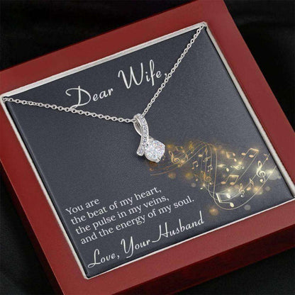 Wife Necklace, Romantic Wife Gift, Gift For Wife Anniversary Necklace For Karwa Chauth Rakva