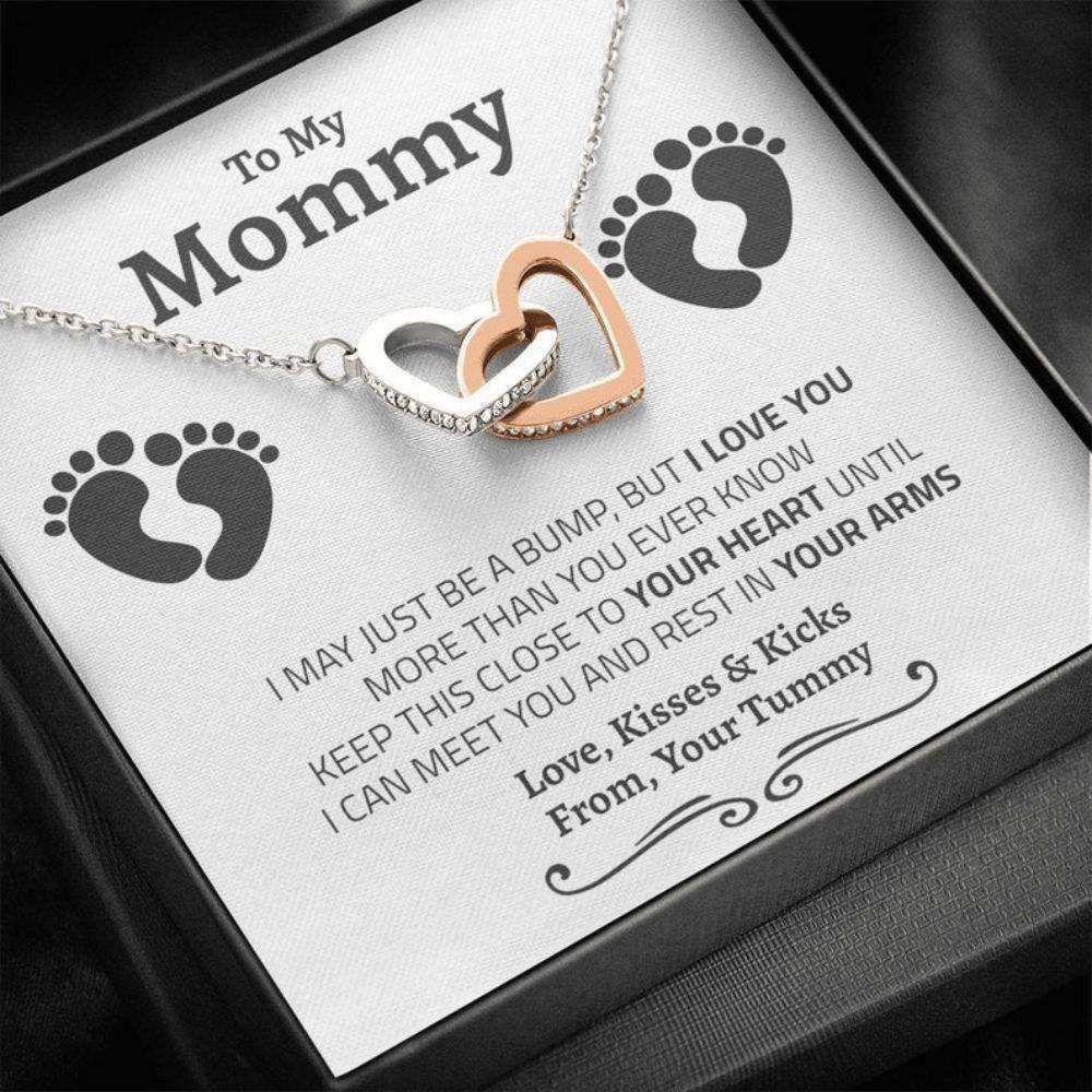 Wife Necklace, Sentimental Husband Gift For Pregnant Wife, Husband Gift For New Mom, Pregnancy Gift For Wife, Gift For Pregnant Wife For Karwa Chauth Rakva