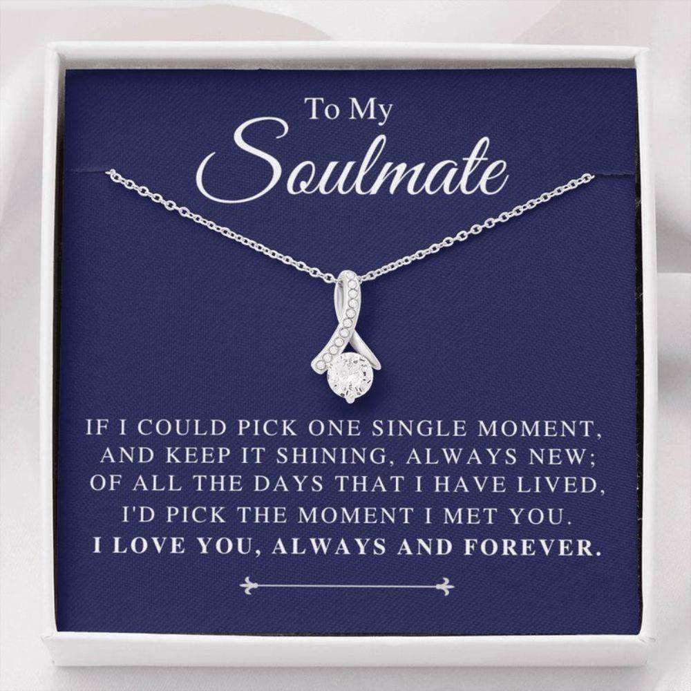 Wife Necklace, Soulmate Necklace, Gift For Her, Engagement Anniversary Necklace For Wife Gifts For Friend Rakva