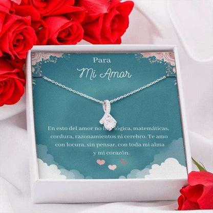 Wife Necklace, Spanish Love Gift “ Necklace For Wife “ Regalo Joya Esposa “ Girlfriend Gift Spanish “ Latina Wife Gift For Karwa Chauth Rakva