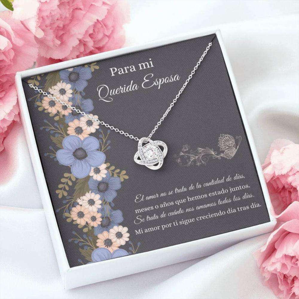 Wife Necklace, Spanish Wife Necklace Gifft “ Regalo Para Esposa “ Spanish Valentines Gift “ Amor Para Esposa “ Best Esposa Gift For Karwa Chauth Rakva