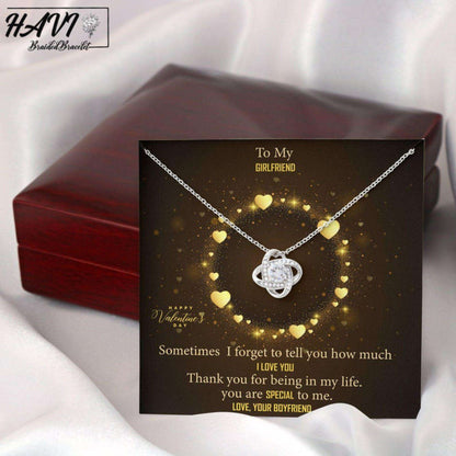 Wife Necklace, To Girlfriend Happy Valentine Day Necklace Gift, Wife Necklace, Valentine Necklace Message Card For Karwa Chauth Rakva