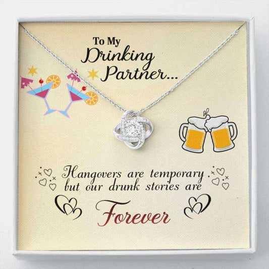 Wife Necklace, To My Drinking Partner, Drinking Partner Necklace, Gift For Drinking Partner, Drinking Partner Gift Set For Karwa Chauth Rakva