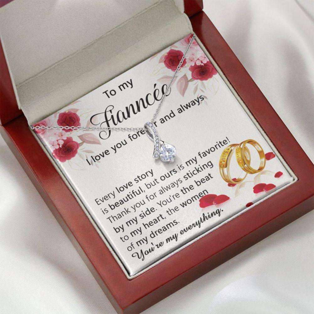 Wife Necklace, To My Fiancee Necklace, Future Wife Necklace, Gift For Fiance On Engagement For Karwa Chauth Rakva