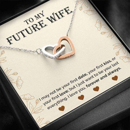 Wife Necklace, To My Future Wife Necklace, Engagement, Sentimental Gift For Bride From Groom For Karwa Chauth Rakva