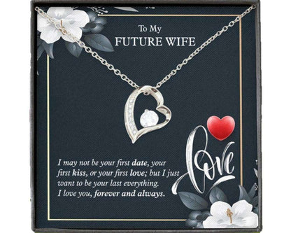 Wife Necklace, To My Future Wife Necklace, Engagement, Sentimental Gift For Bride From Groom For Karwa Chauth Rakva