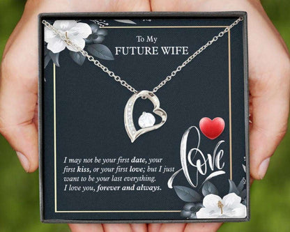 Wife Necklace, To My Future Wife Necklace, Engagement, Sentimental Gift For Bride From Groom For Karwa Chauth Rakva